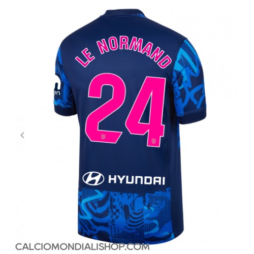 Maglie da calcio Atletico Madrid Robin Le Normand #24 Terza Maglia 2024-25 Manica Corta